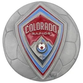 Colorado Rapids Soccer Belt Buckle