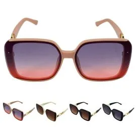 Gafas de sol cuadradas retro para mujer - Colores variados | UV 400