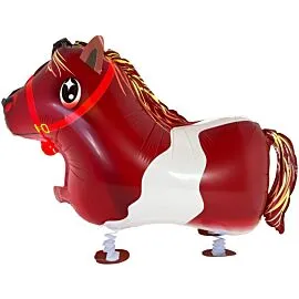 cute horse walking air pet balloon