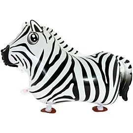 zebra walking pet balloon