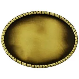 Dark Yellow Plain Belt Buckle