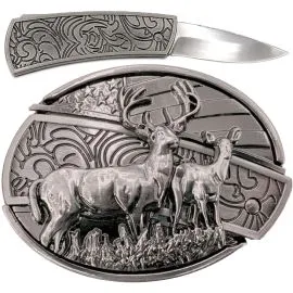 Wholesale Hidden Knife Belt Buckles - USA Belt Buckles