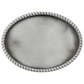 Dirty White Plain Belt Buckle