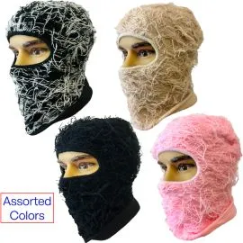 Wholesale Balaclavas in Bulk - Distressed Balaclava Masks Bulk options with assorted colors