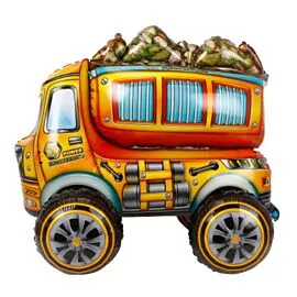 mud truck design standing foil balloon