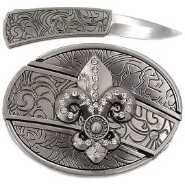 Bling Belt Buckles Wholesale - Emblem Knife Belt Buckle