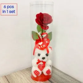 Wholesale Valentine's Day Gifts - Rose and Bear Design