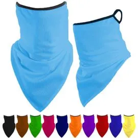 Neck Gaiters - Plain Colors Triangle Face Shields