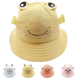 Baby Kid's Boys Girls Cartoon Pattern Bucket Sun Summer Hat