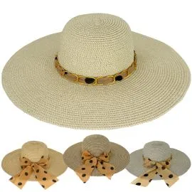 Summer hats wholesale with Quality Golden and Mesh Band