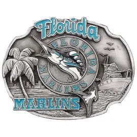 Florida Marlins Belt Buckle