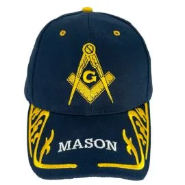 Freemason Mason Lodge Symbol Adjustable Baseball Cap