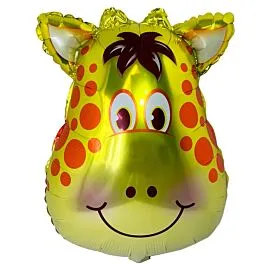 giraffe foil flying balloon