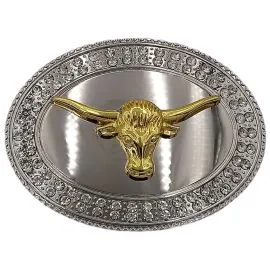 Golden Bull Head Buckle