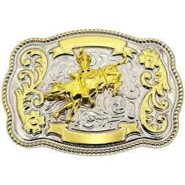 Wholesale Golden Bull Rider Oversized Belt Buckle