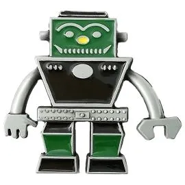 Green Robot Belt Buckle