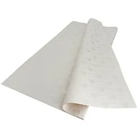 white heart design wrapping papers in bulk