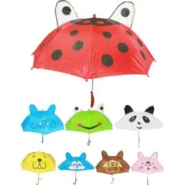 Colorful Cute Animal Design Umbrellas for Children