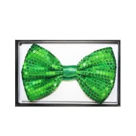 Sequin Green Adult Bowtie