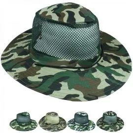 Army Camouflage Mesh Boonie Hat in Wholesale