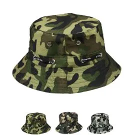 Men Camouflage Bucket Hats in Wholesale