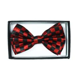 Checkered Red Bowtie