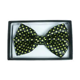 Yellow Polka Dot Bowtie