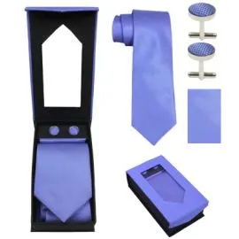 Conjunto de corbata celeste