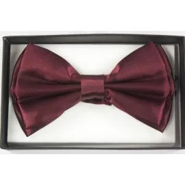 Burgundy Color Adult Bowtie