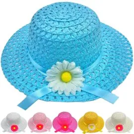 Baby Kid's Girl Summer Daisy Sun Hat - Wholesale-0