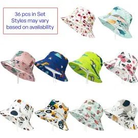 Wholesale Bucket Hats in bulk for youth - cute bucket hats