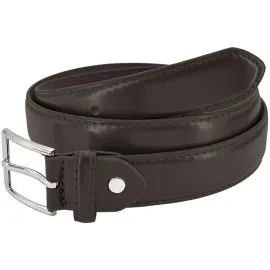 Wholesale Bulk Kids Belts - Stitched Brown Leather Mixed Sizes