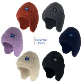 Wholesale Knit Beanies with Ear Flaps - Assorted Colors