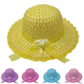 Soft and beautiful baby girl summer hat at wholesale prices from buy4store