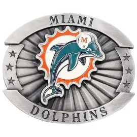 Miami Dolphins Belt Buckle