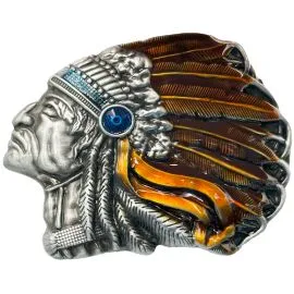 Native American Style Arrowhead Belt Buckle