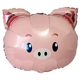 pig flying helium foil balloons