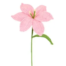 pink crochet lily flowers wholesale selections