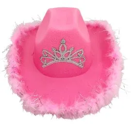 Wholesale Cowboy Hats for Kids - Pink & Felt material