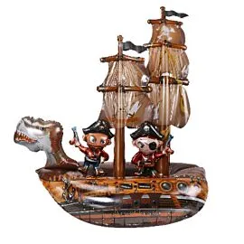 pirate ship design foil balloon