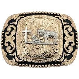 Praying Cowboy Quality Western Belt Buckle