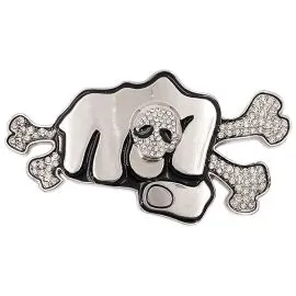 Punch Figure Skull Belt Buckle