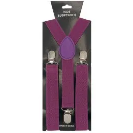 Purple Color Children Suspenders In Bulk