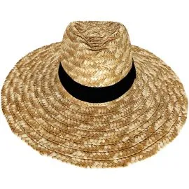 Wholesale Summer Hats for Men - Natural Straw - Front picture