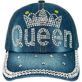 Queen rhinestone Caps in bulk