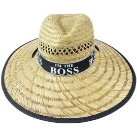 Wholesale Sun Hats - I'm the Boss design Band