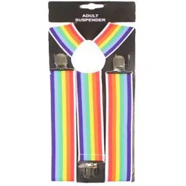 Rainbow 1.5 Inch Wide Suspenders