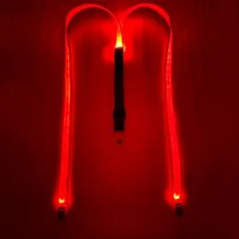 Wholesale Red Led Suspenders - Light Up Party Suspenders