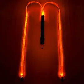 Wholesale Led Suspenders in Bulk - Light up yellow suspenders for party and events