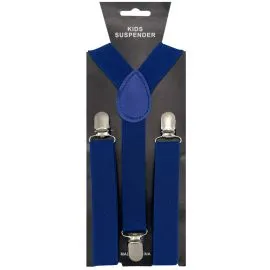 Royal Blue Color Children Wholesale Suspenders